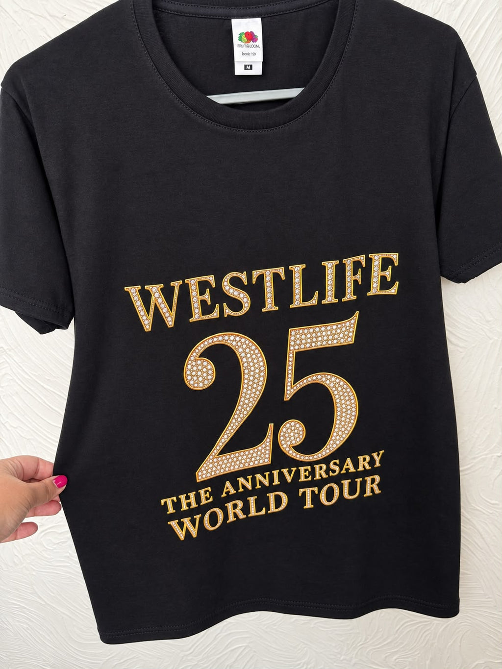 Westlife 25 years anniversary tour t shirt